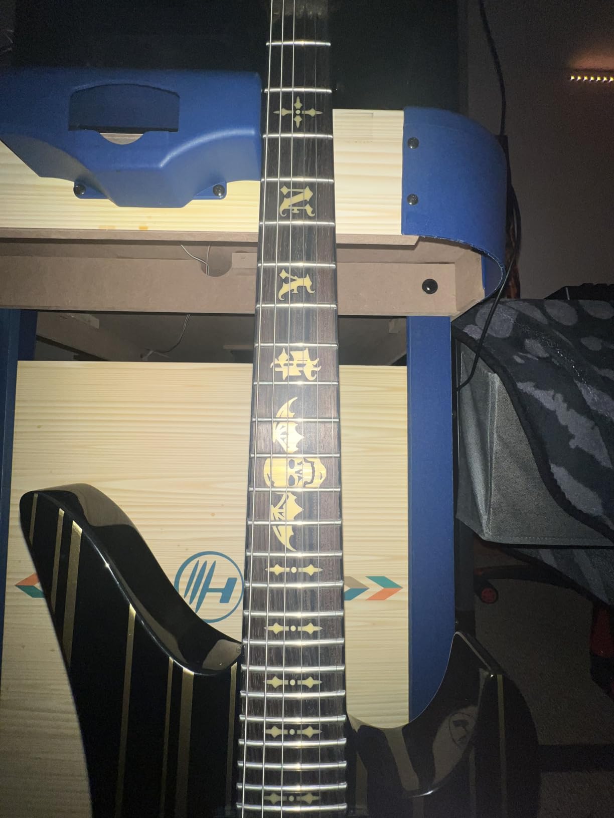 Schecter Synyster Gates Custom-S - Black with Silver Stripes customer photo 2