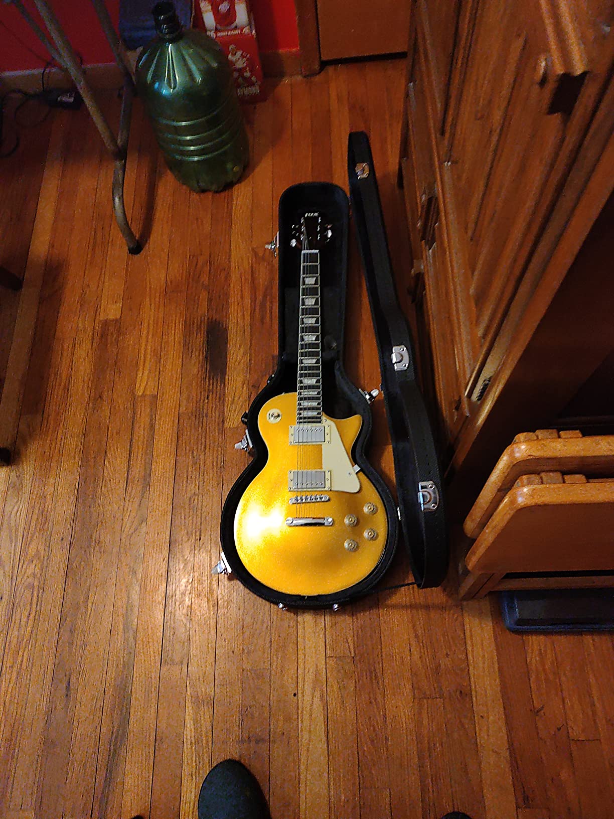 AW Les Paul Electric Guitar Hard Case Classical Fits Gibson Les Paul - Guitars LP Style Wood Case Hard Shell Lockable customer photo 2