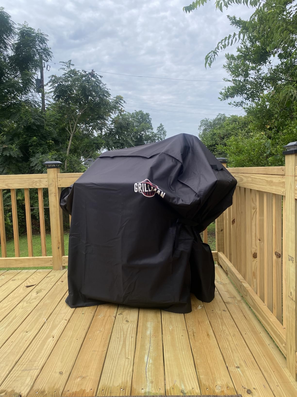 Grillman Waterproof BBQ Grill Cover for Outdoor Grills, 58 Inch, Black customer photo 1