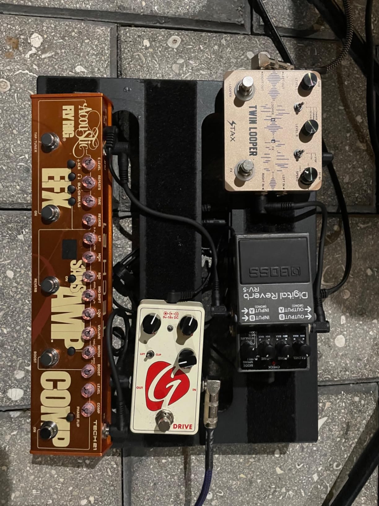 Tech 21 Acoustic Fly Rig Multi-FX Pedal customer photo 1