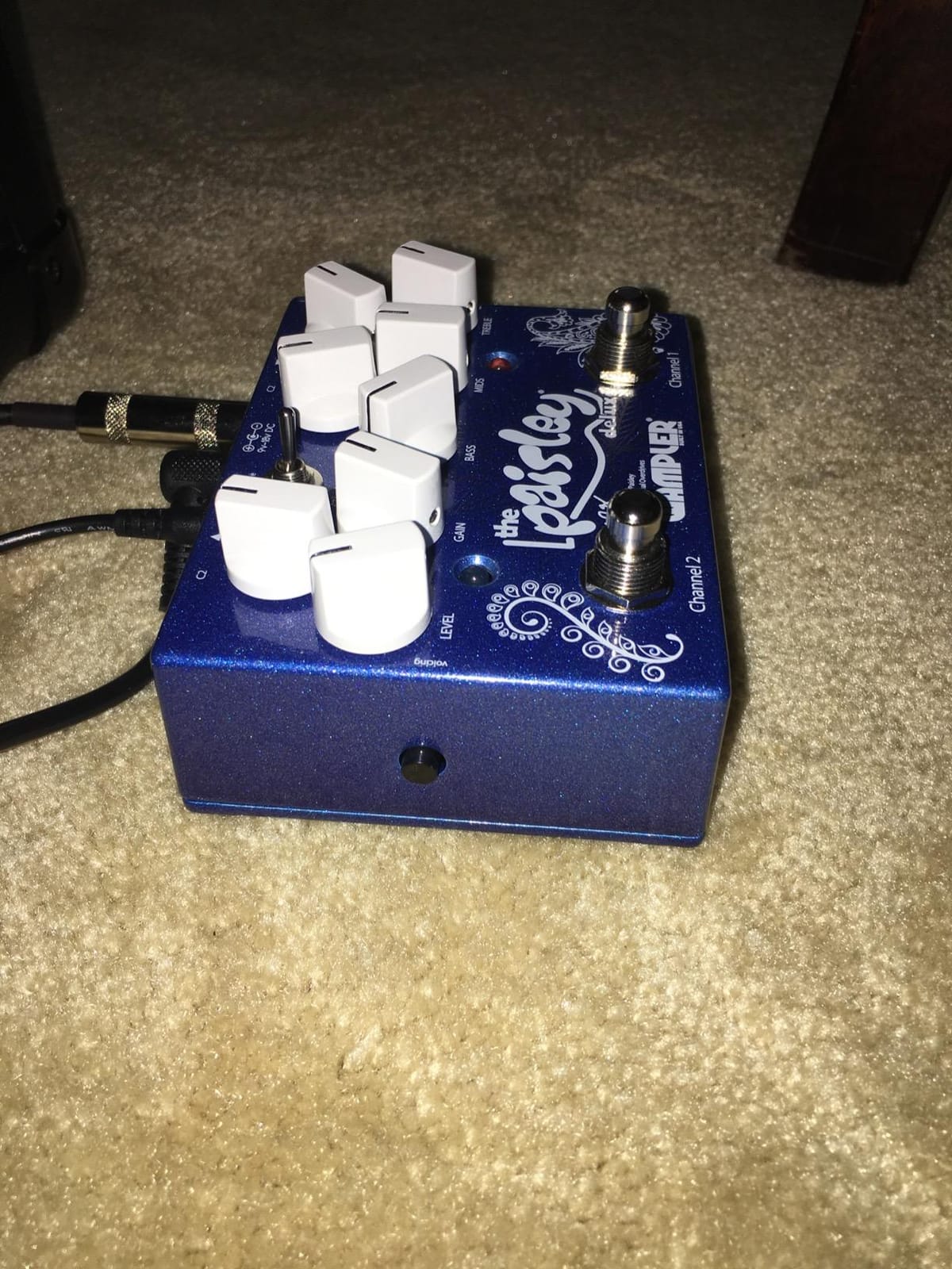 Wampler Paisley Drive Deluxe Brad Paisley Signature Dual Overdrive Guitar Effects Pedal customer photo 2