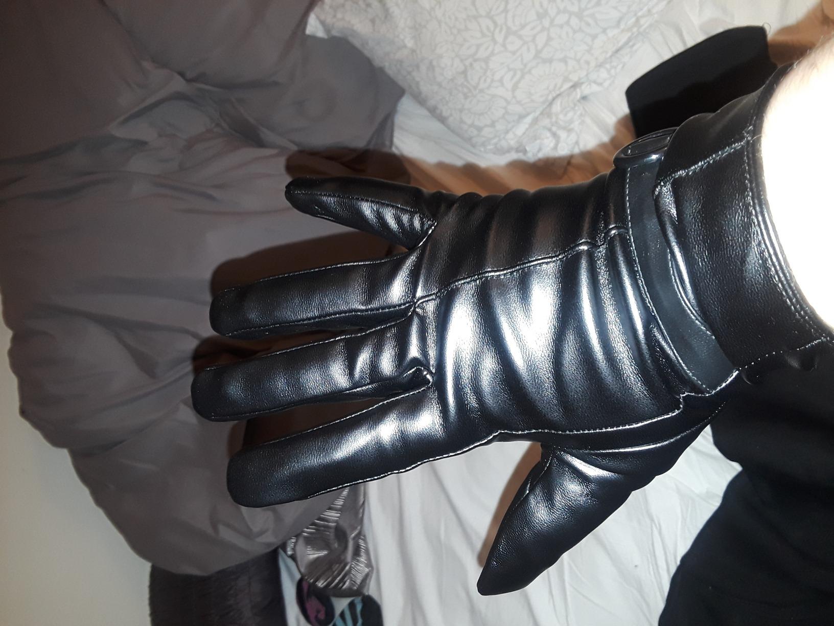 Dsane Womens Winter Leather Gloves for Cold Weather Touchscreen Lambskin customer photo 1