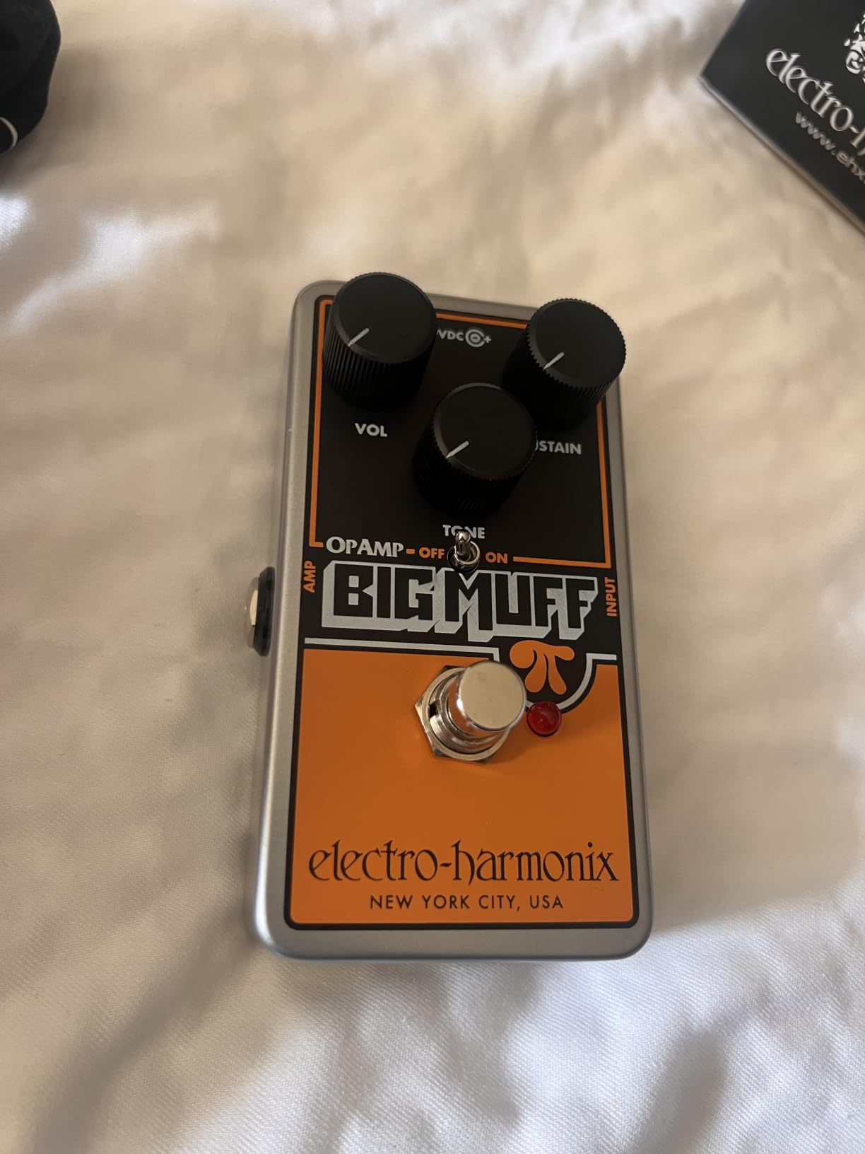 Electro-Harmonix Op Amp Big Muff Pi Fuzz Pedal customer photo 2