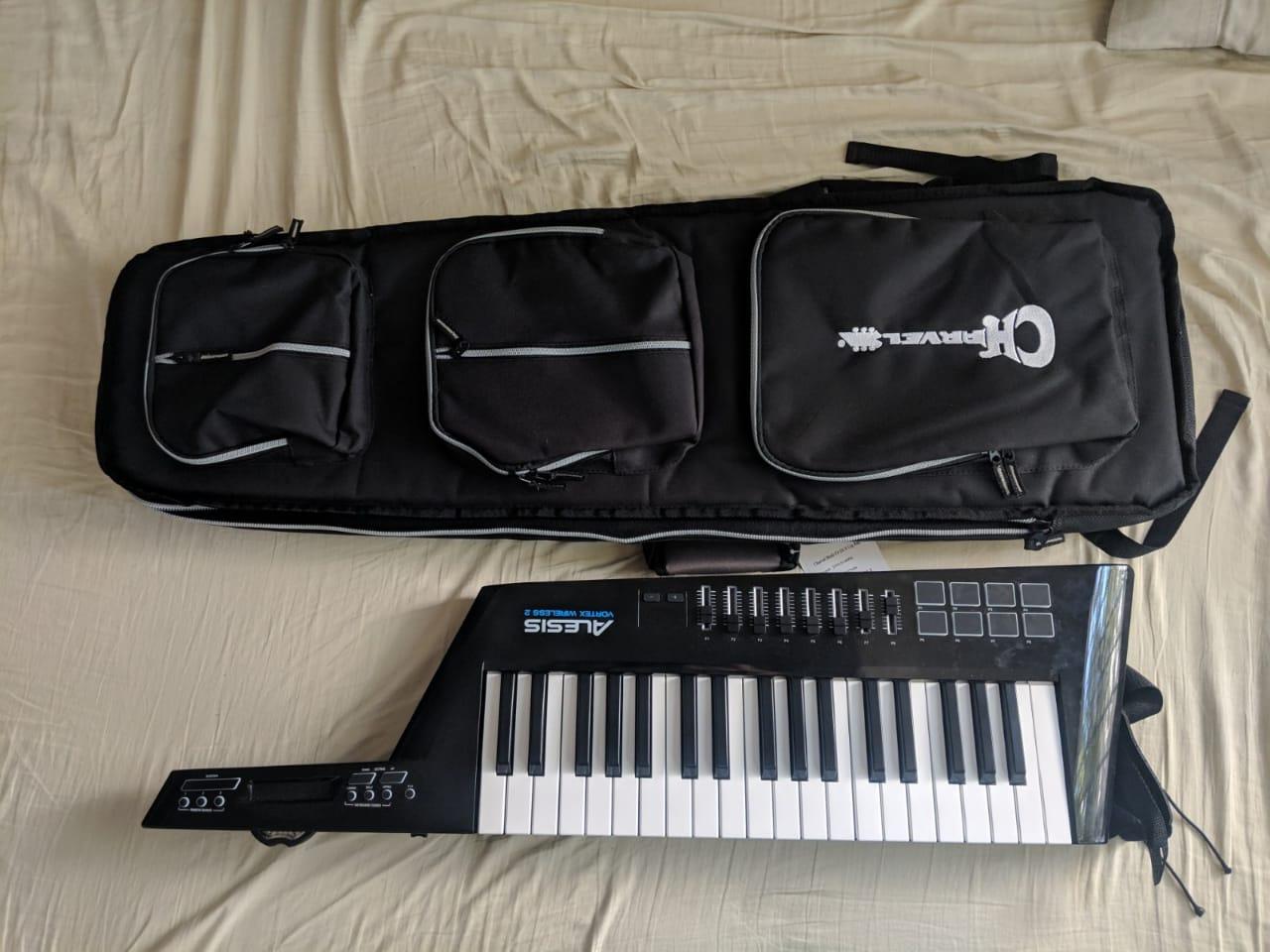 Alesis Vortex Wireless 2 USB MIDI Wireless Keytar Controller | 37 Velocity-Sensitive Keys, 8 RGB Drum Pads, Tilt Sensor and Pitch Wheel customer photo 1