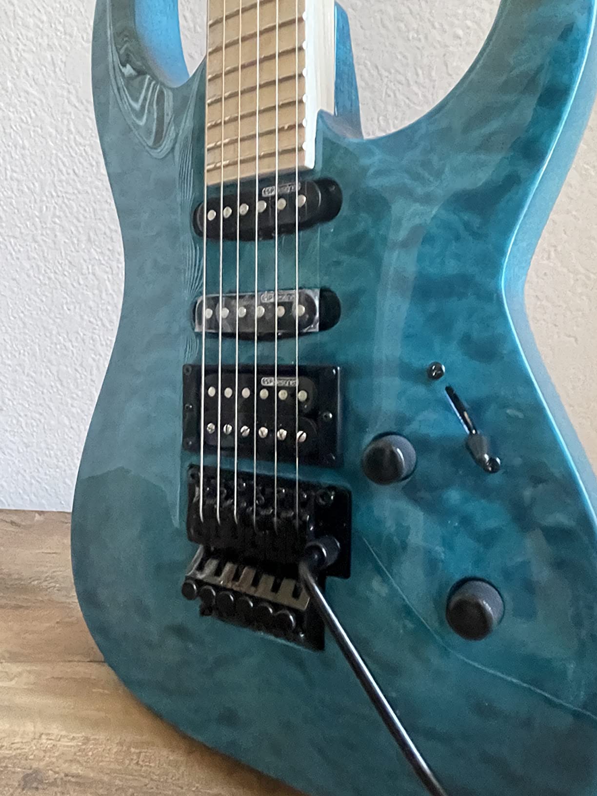 ESP LTD MH-203QM - See Thru Blue customer photo 1