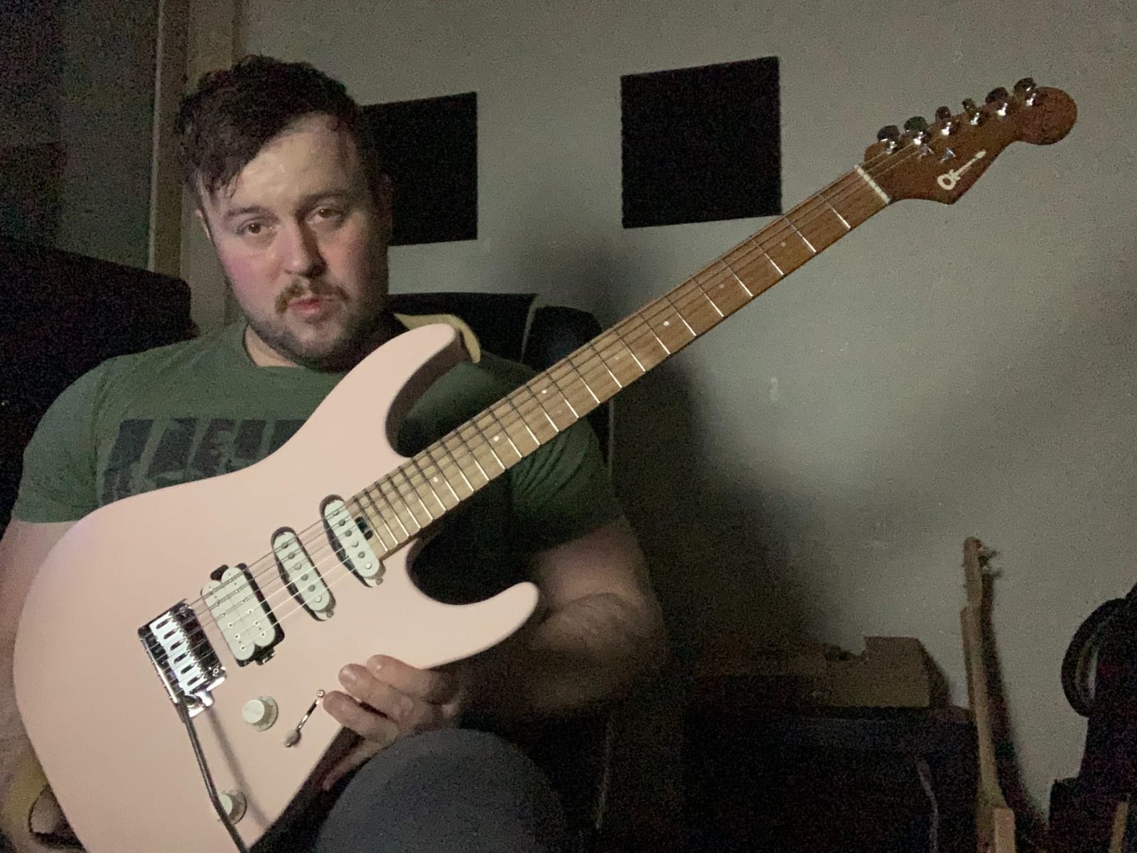 Charvel Pro-Mod DK24 HSS Electric Guitar - Shell Pink customer photo 2