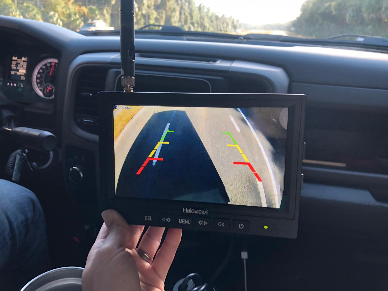 Haloview MC7108 Wireless RV Backup Camera System 7'' Monitor Built in DVR Rear View Camera with Infrared Night Vision and Wide Viewing Angle for Truck/Trailer/RV/Pickups/Camping Car/Van/Farm customer photo 1