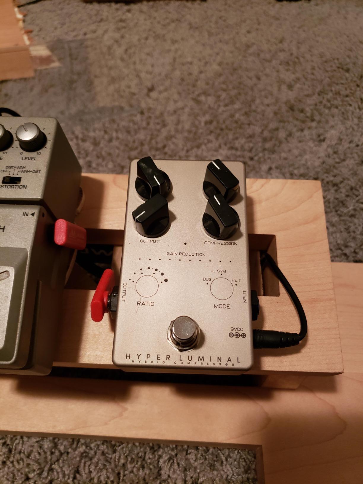 Darkglass Hyper Luminal Bass Compressor Pedal with Gain Reduction Meter customer photo 1