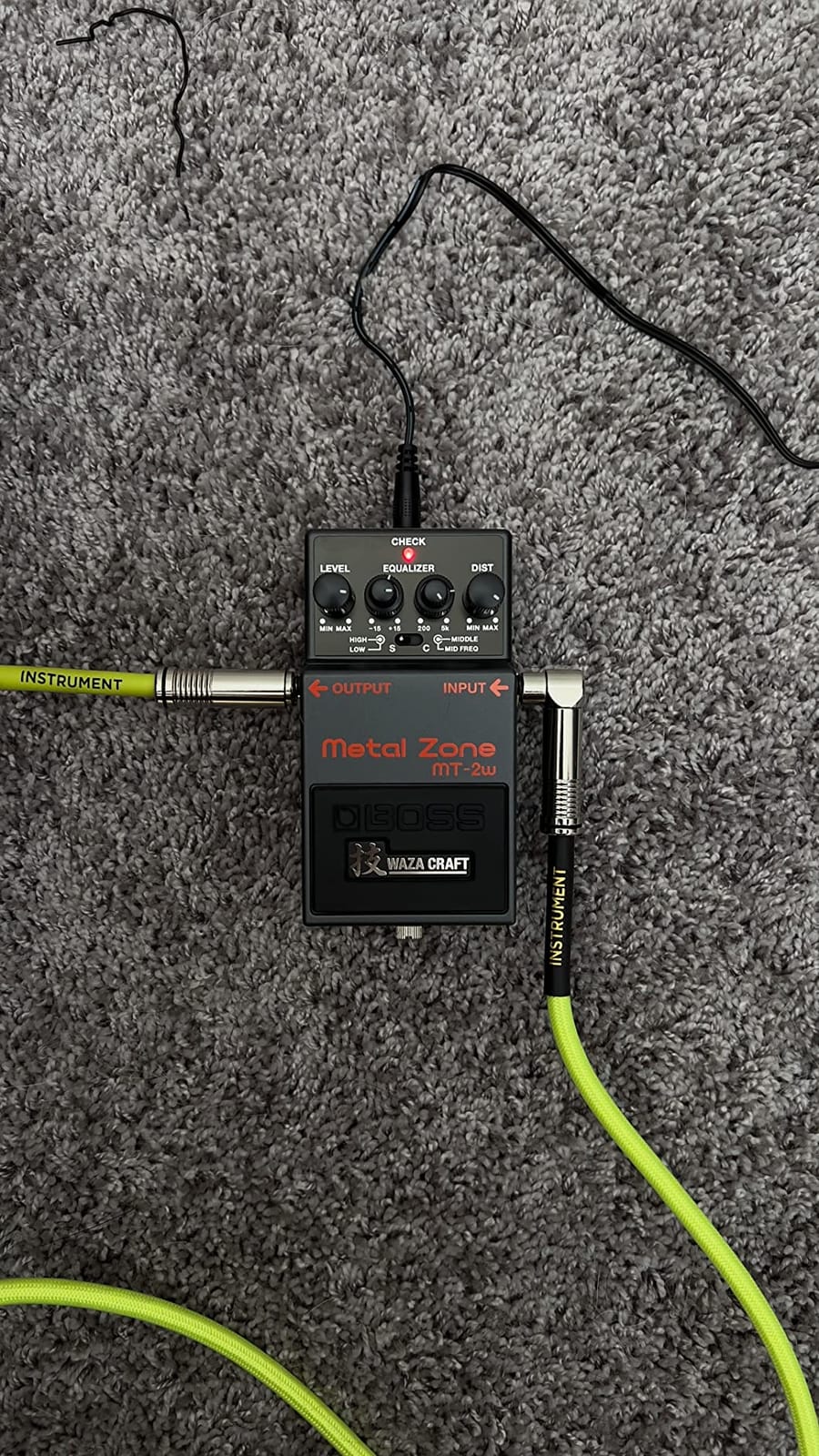 BOSS MT-2W WAZA Craft Metal Zone Guitar Pedal (MT-2W), Black customer photo 2