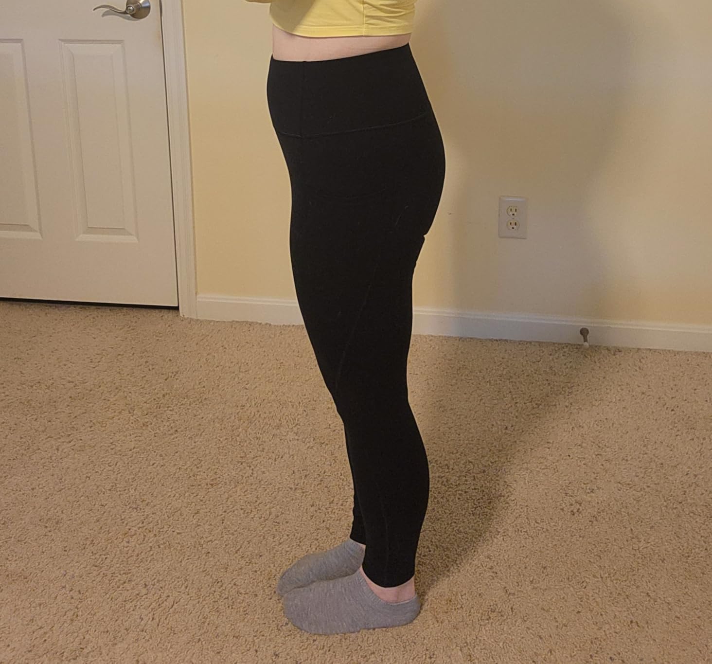 Heathyoga Leggings with Pockets for Women Tummy Control Workout Yoga Pants customer photo 2