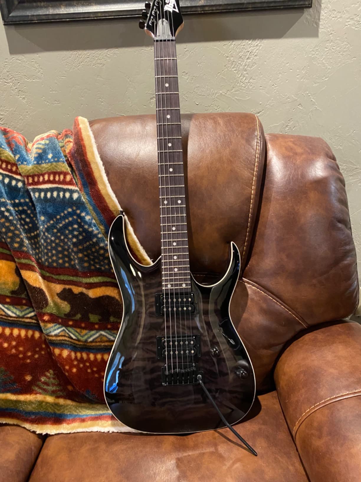 Ibanez Gio Series GRGA120QA Electric Guitar - Trans Black Sunburst customer photo 1