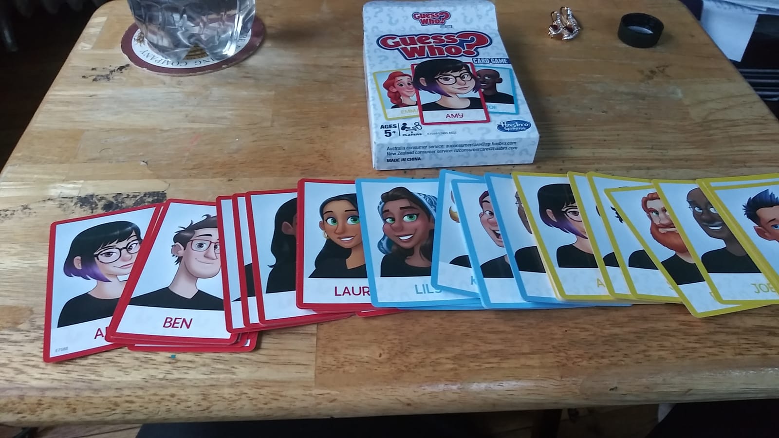 Hasbro Gaming Guess Who? Card Game for Kids, 2 Player Guessing Game, Fun Summer Activities, Vacation Travel Essentials, Ages 5+ customer photo 2