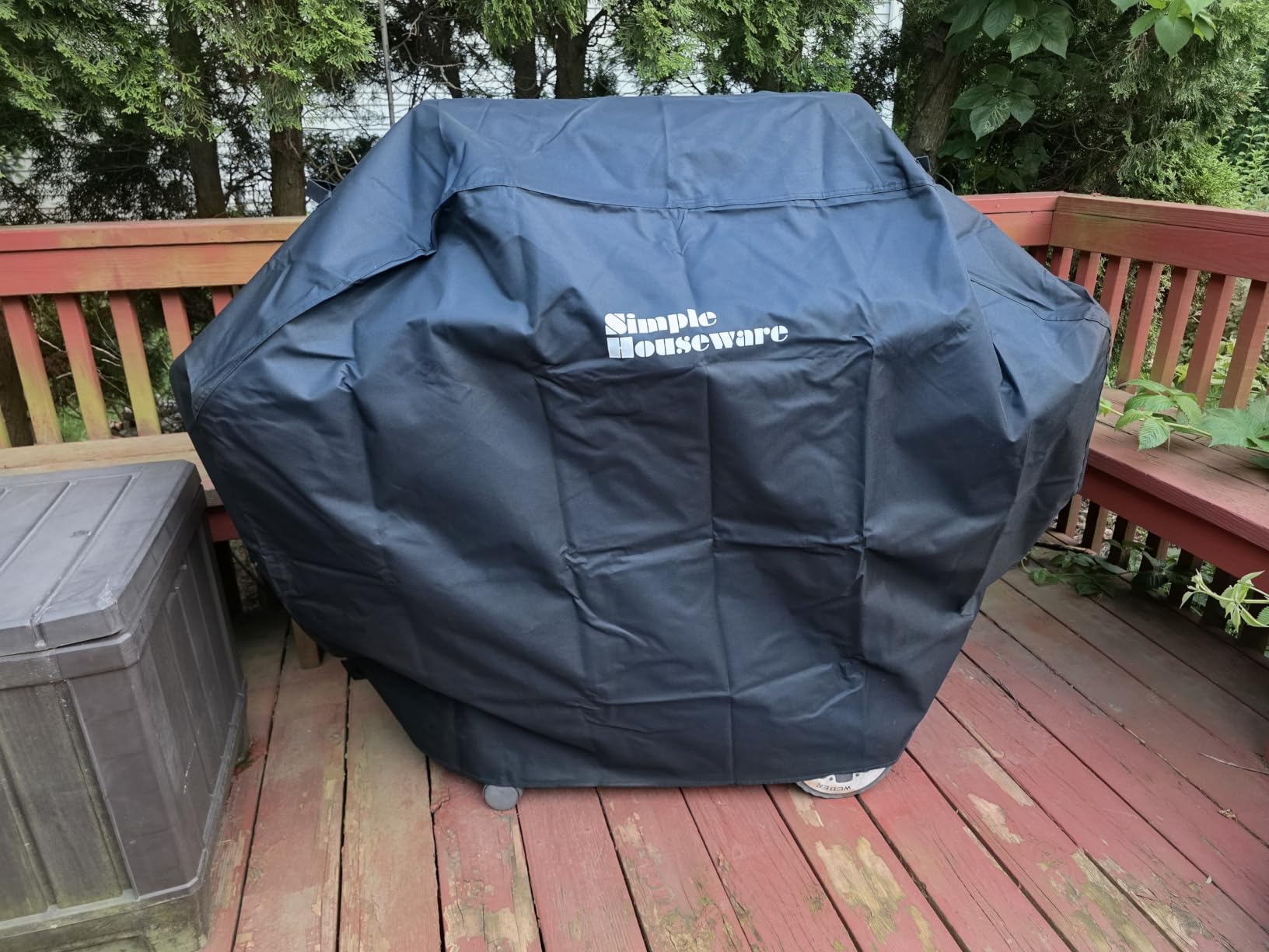 Simple Houseware 55 in. Heavy-Duty BBQ Gas Grill Cover, Waterproof customer photo 1