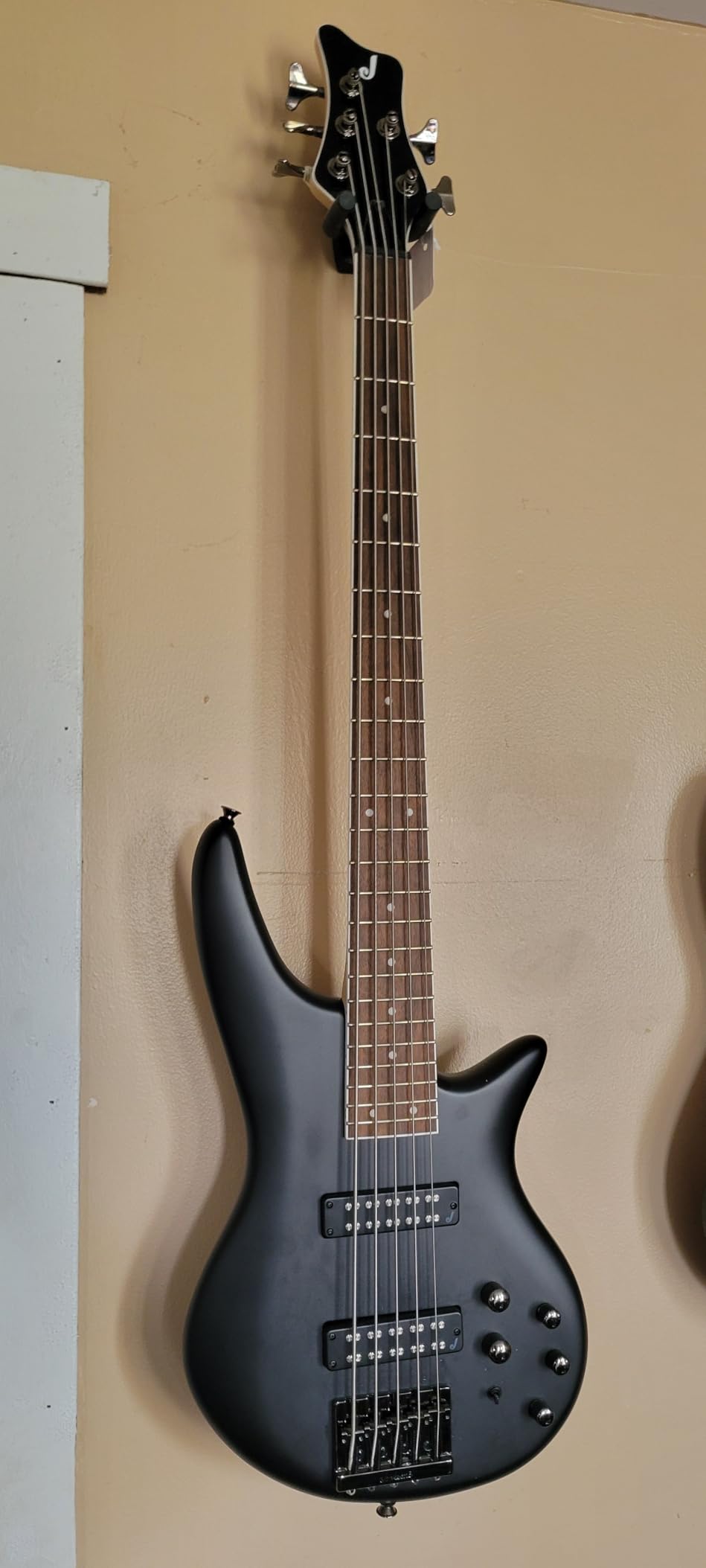 Jackson JS Series 5-String Spectra Bass JS3V, Satin Black, Laurel Fingerboard customer photo 1