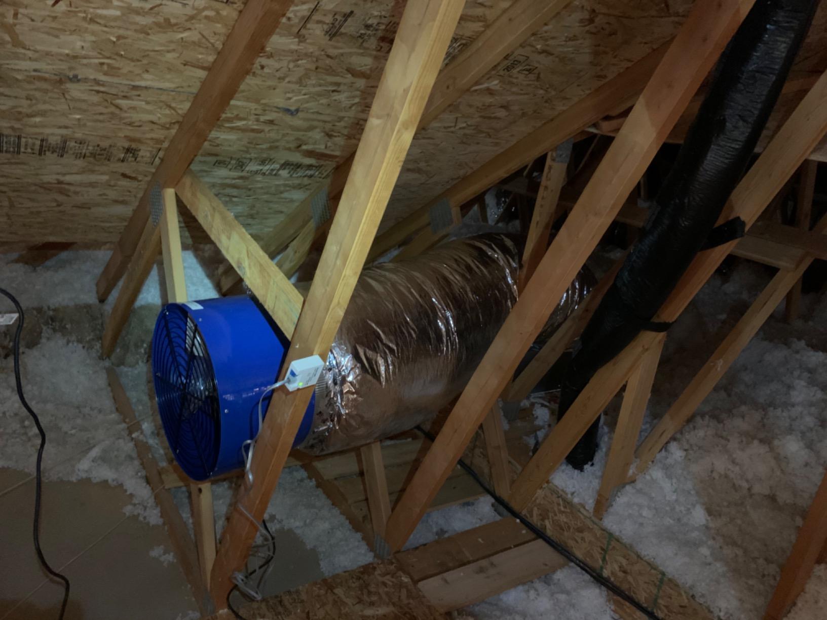 QA-Deluxe 5500 Energy Efficient Whole House Fan 2 Speed Temp/Timer Control customer photo 2