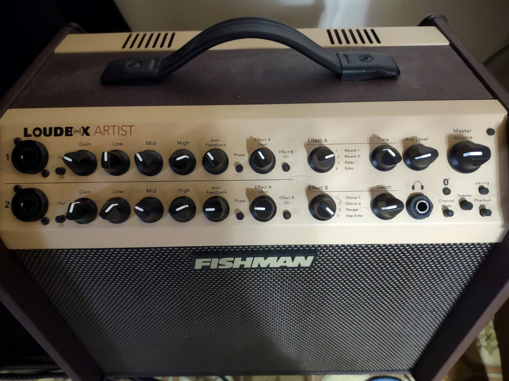 Fishman PRO-LBT-600 Loudbox Artist Bluetooth 120W Acoustic Guitar Amplifier customer photo 1