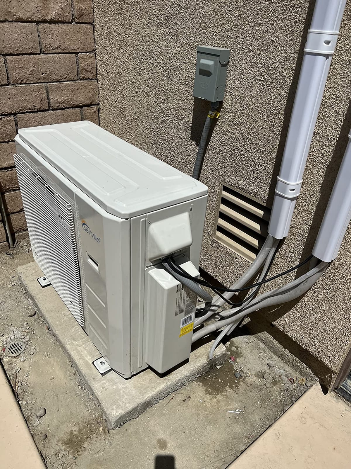 Senville Mini Split Air Conditioner Heat Pump, White, Dual Zone, 28000 BTU customer photo 1