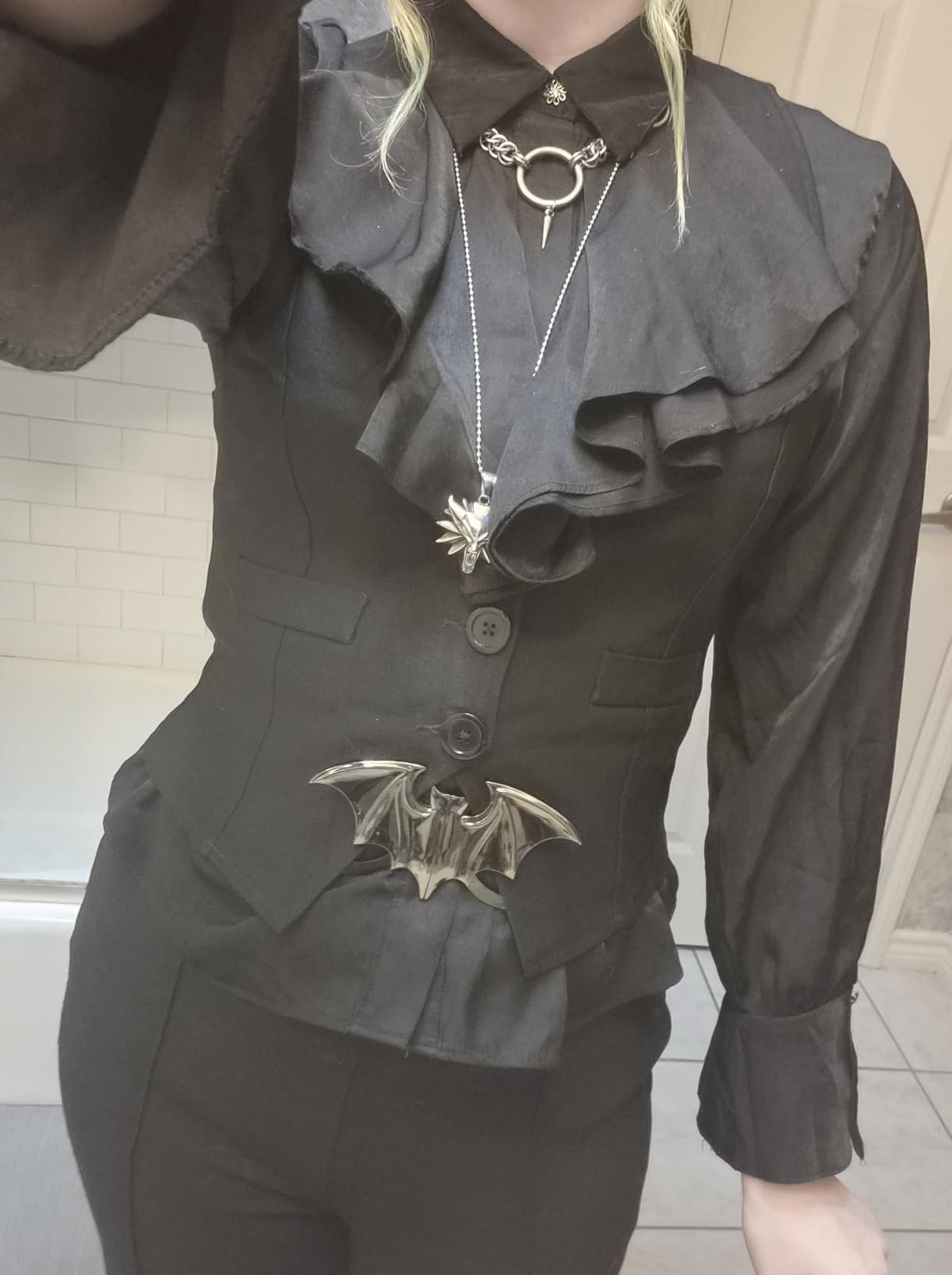 Design by Olivia Women's Racerback Tuxedo Vest customer photo 2
