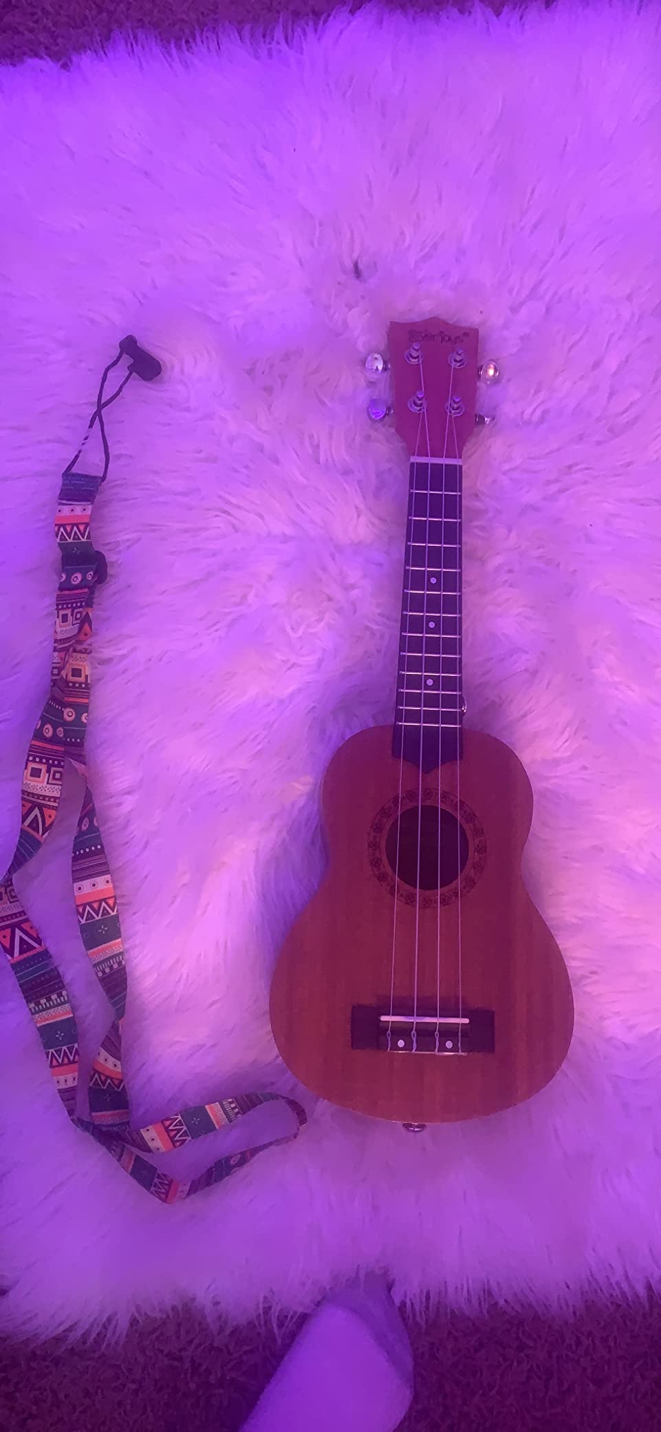 Concert Ukulele 23 inch Mahogany Ukelele Beginner Kit w/Free Online Lesson Case Strap Tuner Picks, Fast to Learn customer photo 1