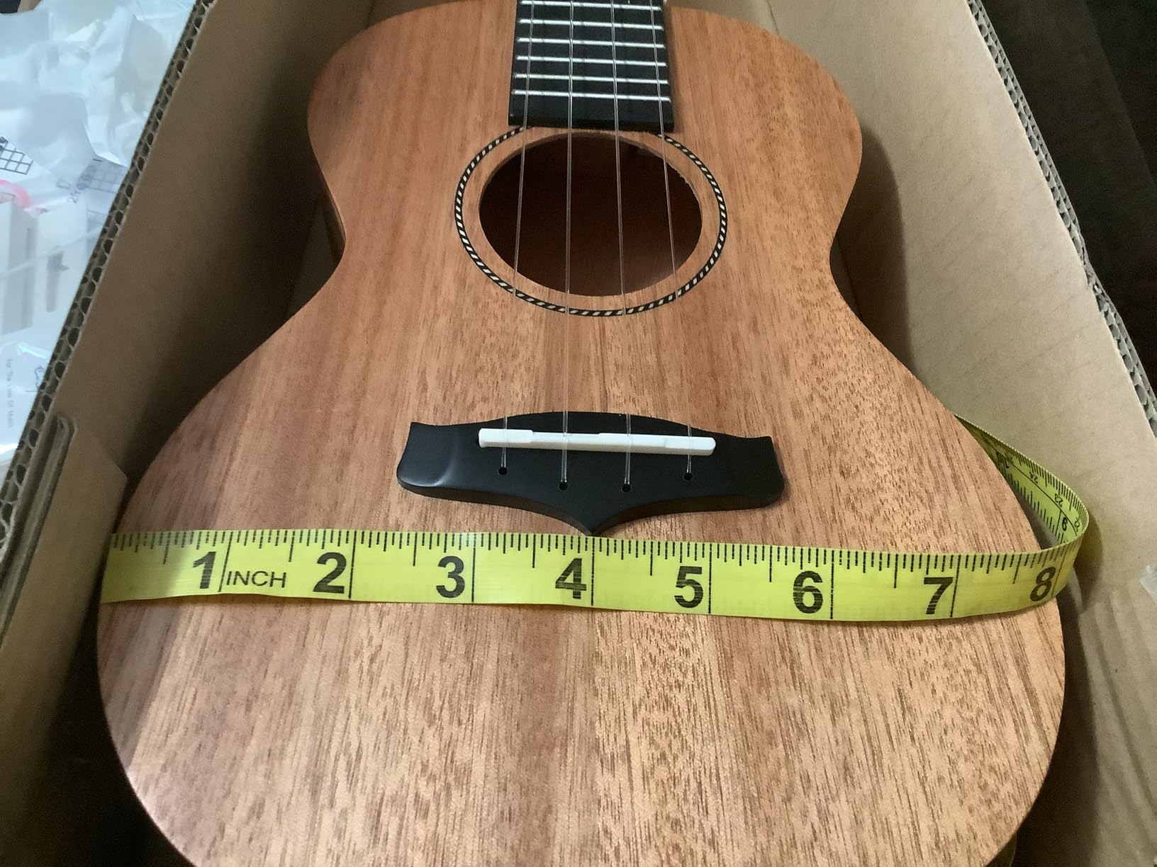 Enya EUC-25D 23 Inch Concert Ukulele, Solid Mahogany Top, Blue | Beginner Ukulele Kit with Gig Bag, Capo, Tuner, Strap and Picks customer photo 2