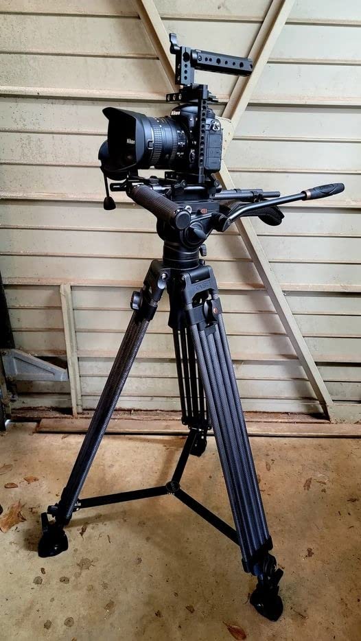 Cayer BV25LH Heavy Duty Carbon Fiber Tripod, 74