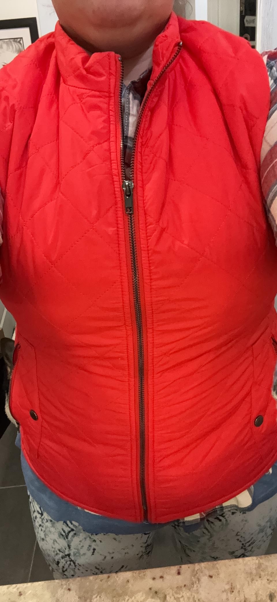 Argstar Women's Vest, Quilted Lightweight Zip Pockets Padded Gilet (XS-3XL) customer photo 2