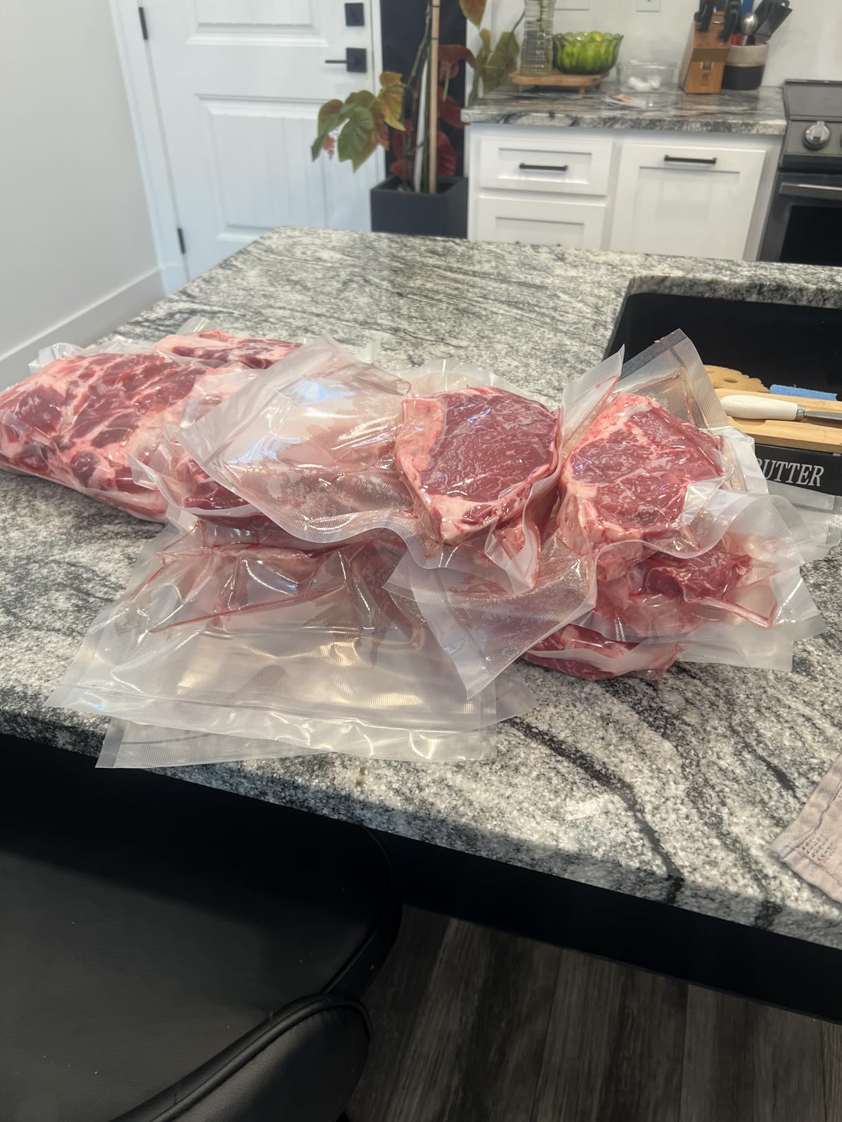 Wevac Vacuum Sealer Bags for Food 11x50 2 Rolls, Fit Food Saver Machines customer photo 1