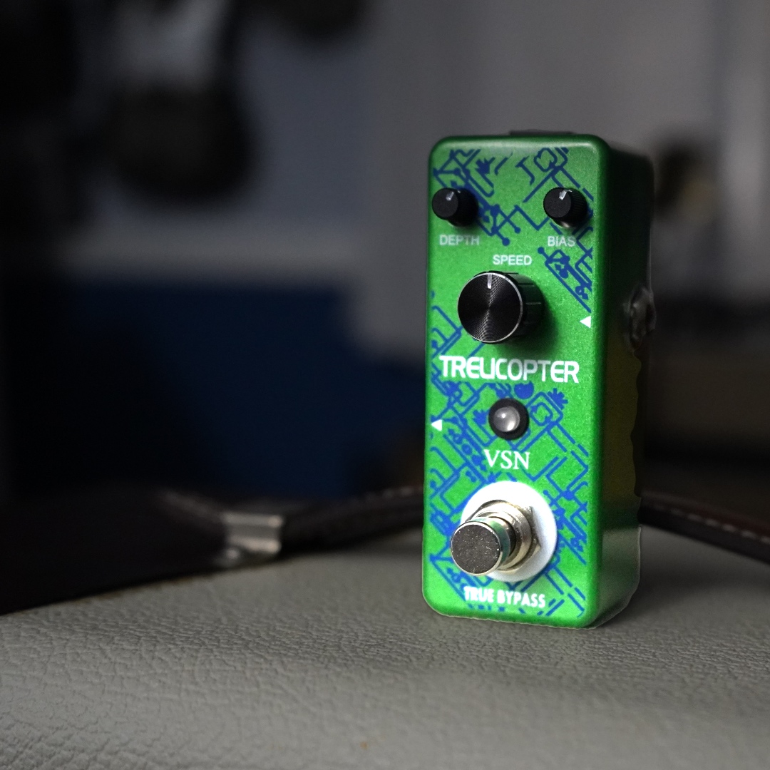 VSN Guitar Tremolo Effect Pedal of Classic Trelicopter Effects Tremolo Pedals for Electric Guitar Effect True Bypass customer photo 1