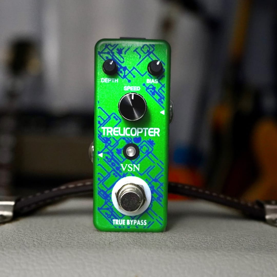 VSN Guitar Tremolo Effect Pedal of Classic Trelicopter Effects Tremolo Pedals for Electric Guitar Effect True Bypass customer photo 2