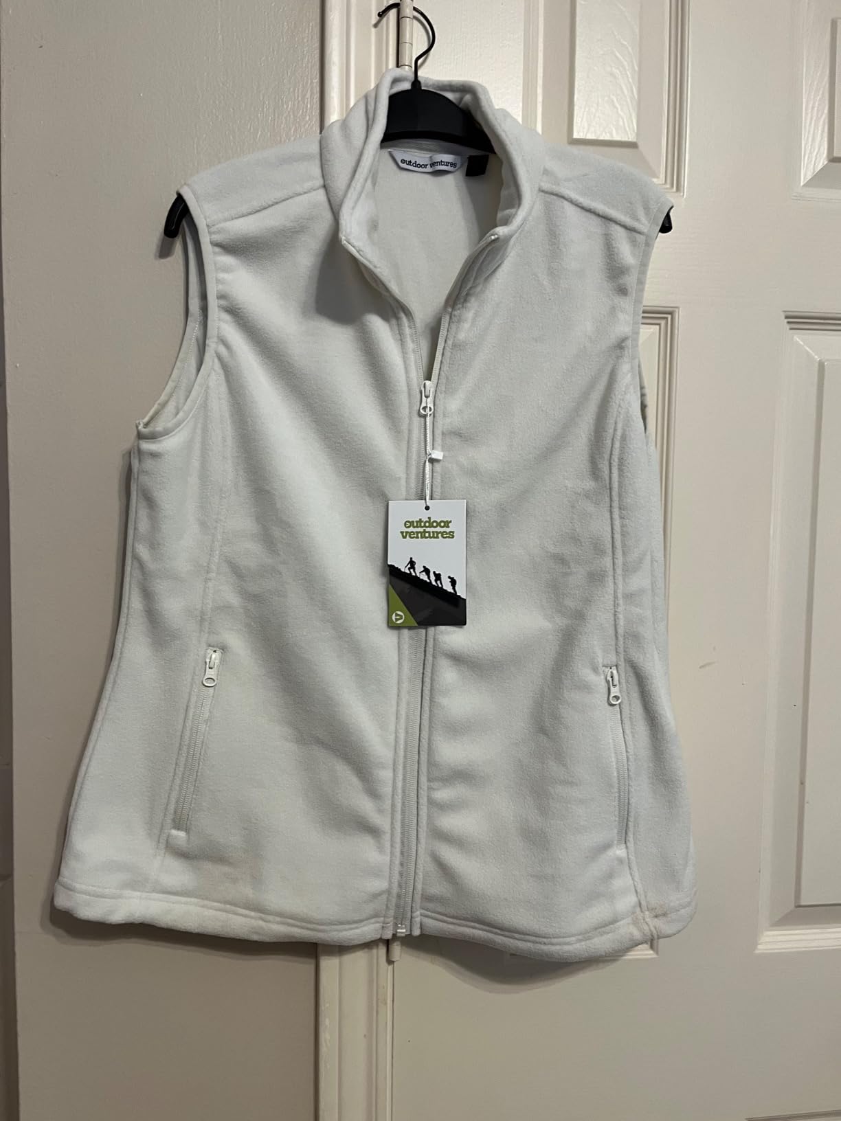 Outdoor Ventures Women's Polar Fleece Vest Outerwear Zip Sleeveless Jacket customer photo 1
