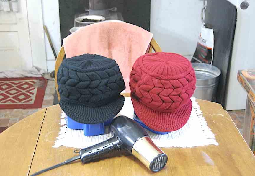 YSense 2 Pack Womens Winter Hats Warm Knit Beanie with Visor customer photo 2