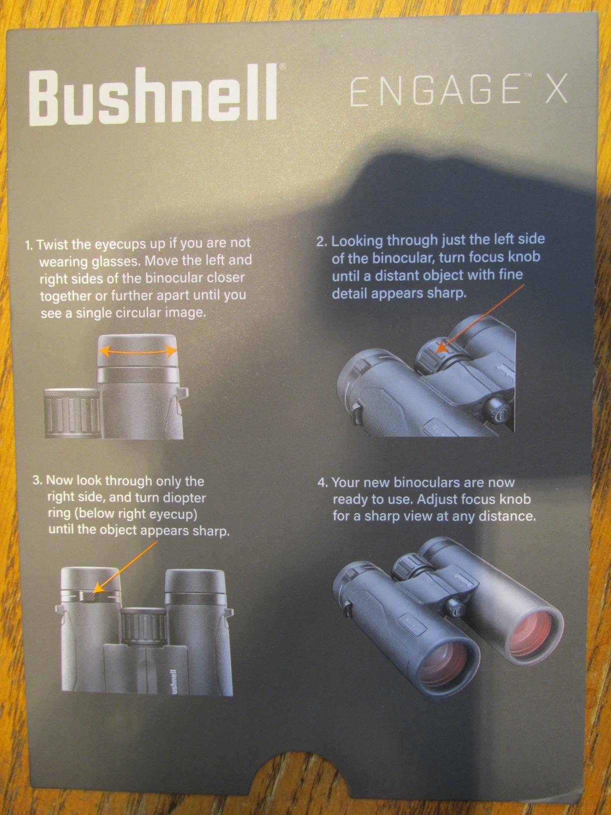 Bushnell Engage X 10x42mm Binoculars, IPX7 Waterproof and Lightweight Binoculars for Hunting, Travel, and Camping customer photo 2