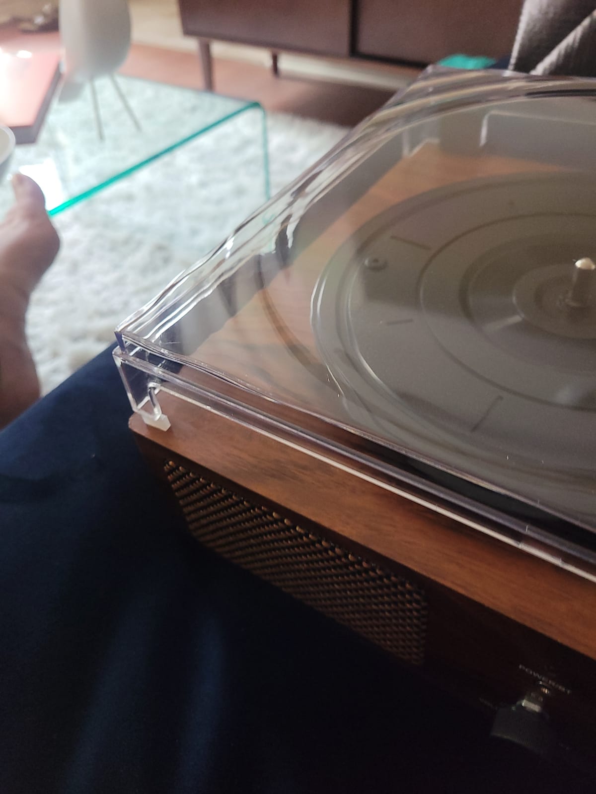 Vinyl Record Player Wireless Turntable with Built-in Speakers and USB Belt-Driven Vintage Phonograph Record Player 3 Speed for Entertainment and Home Decoration customer photo 1