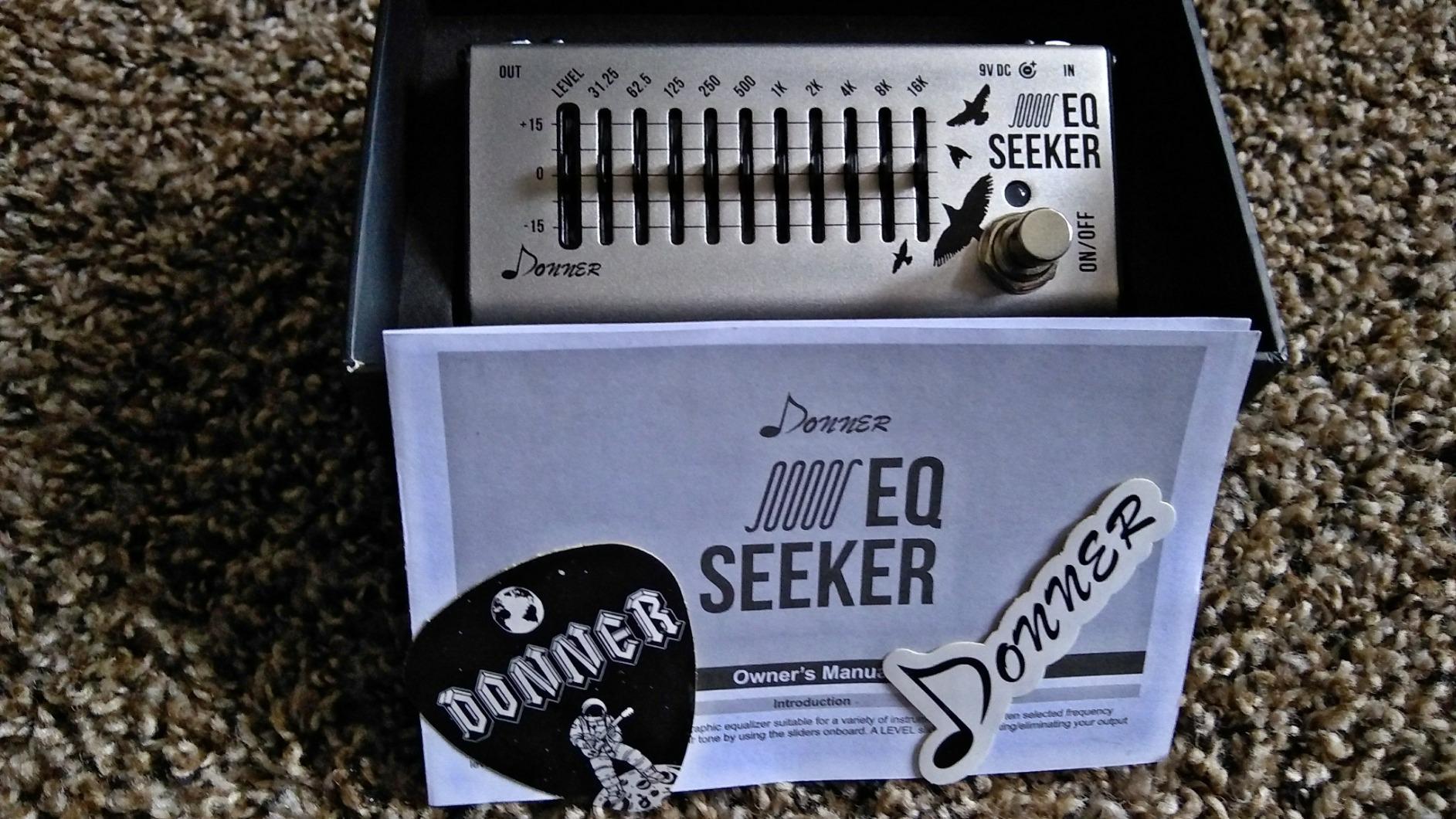 Donner EQ Pedal, 10 Band Equalizer Pedal, EQ Seeker for Guitar and Bass True Bypass customer photo 2