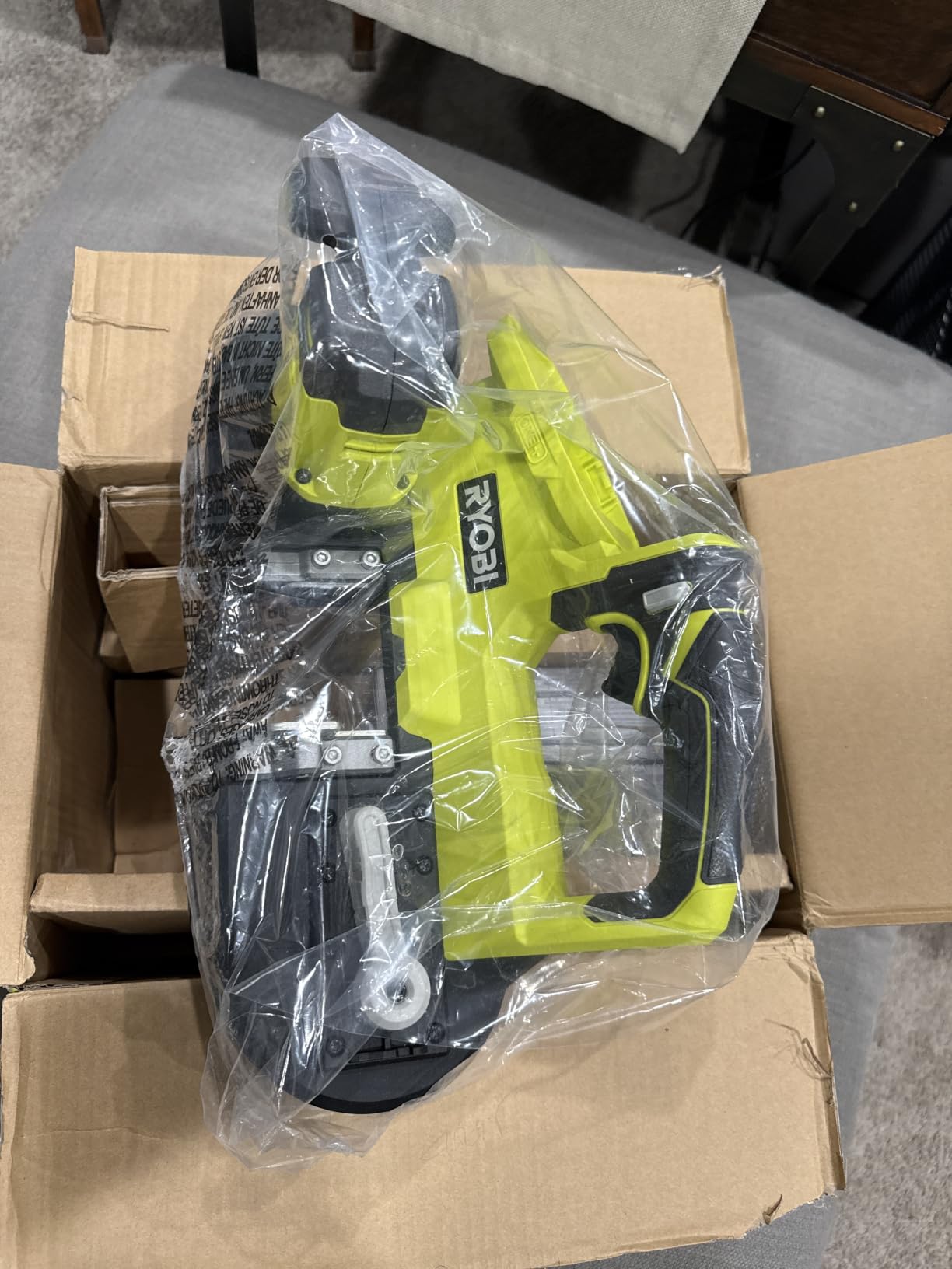RYOBI ONE+ 18V Cordless 2-1/2 in. Compact Band Saw Tool ONLY P590 | Battery and Charger Sold Separately customer photo 2
