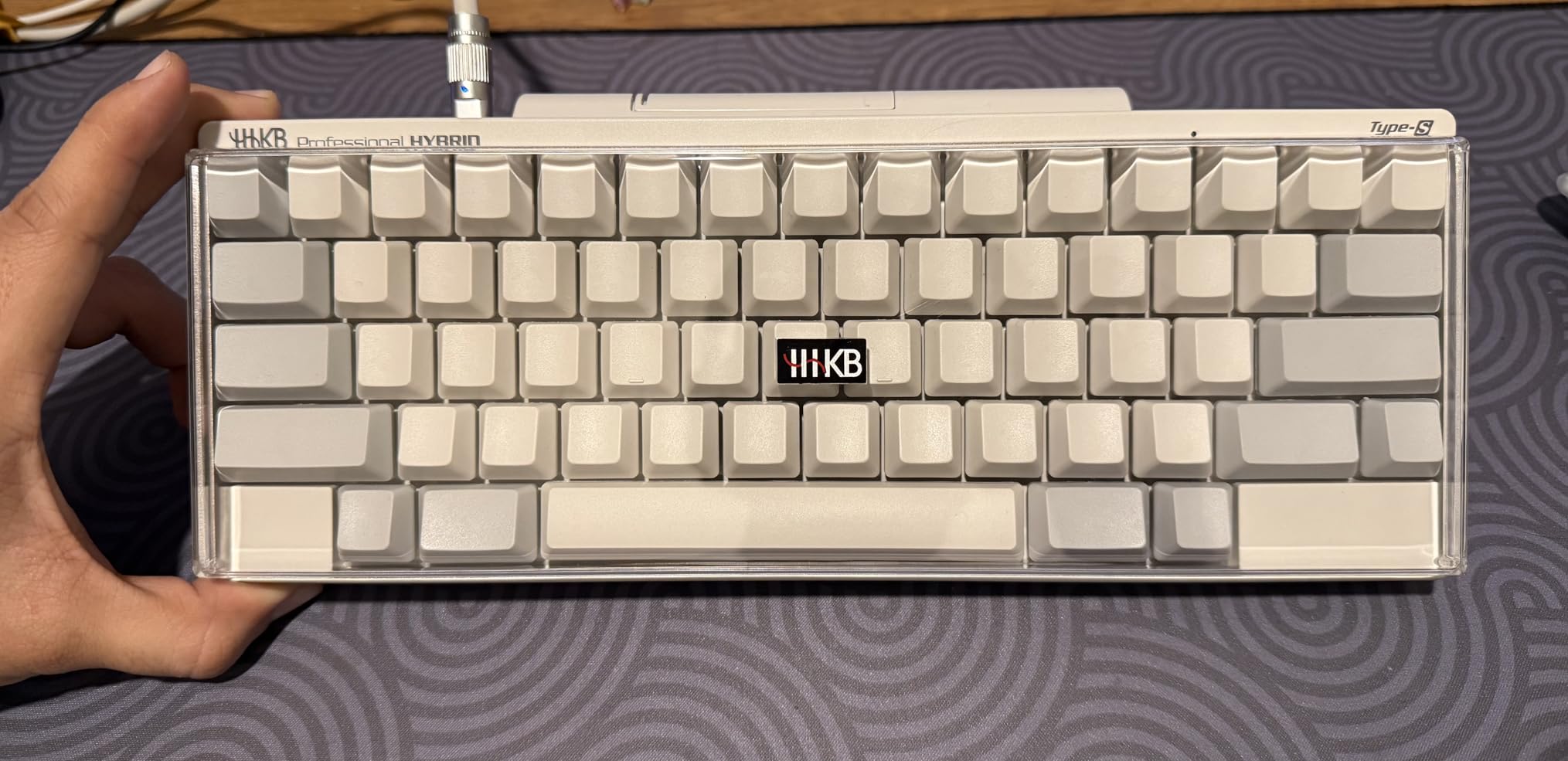 Happy Hacking Keyboard Professional Hybrid Type-S, White | Wireless, Bluetooth, Wired, USB, Silent, Mac, Windows, Blank | 2 Year Advance Exchange Warranty customer photo 2