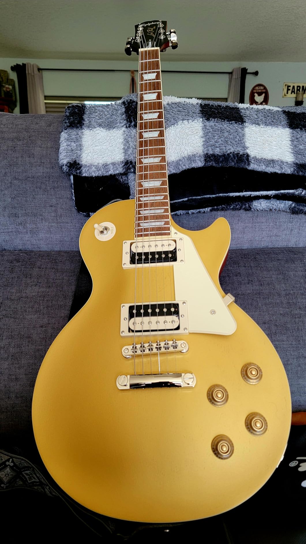 Epiphone Les Paul Classic Electric Guitar - Worn Purple Burst customer photo 2