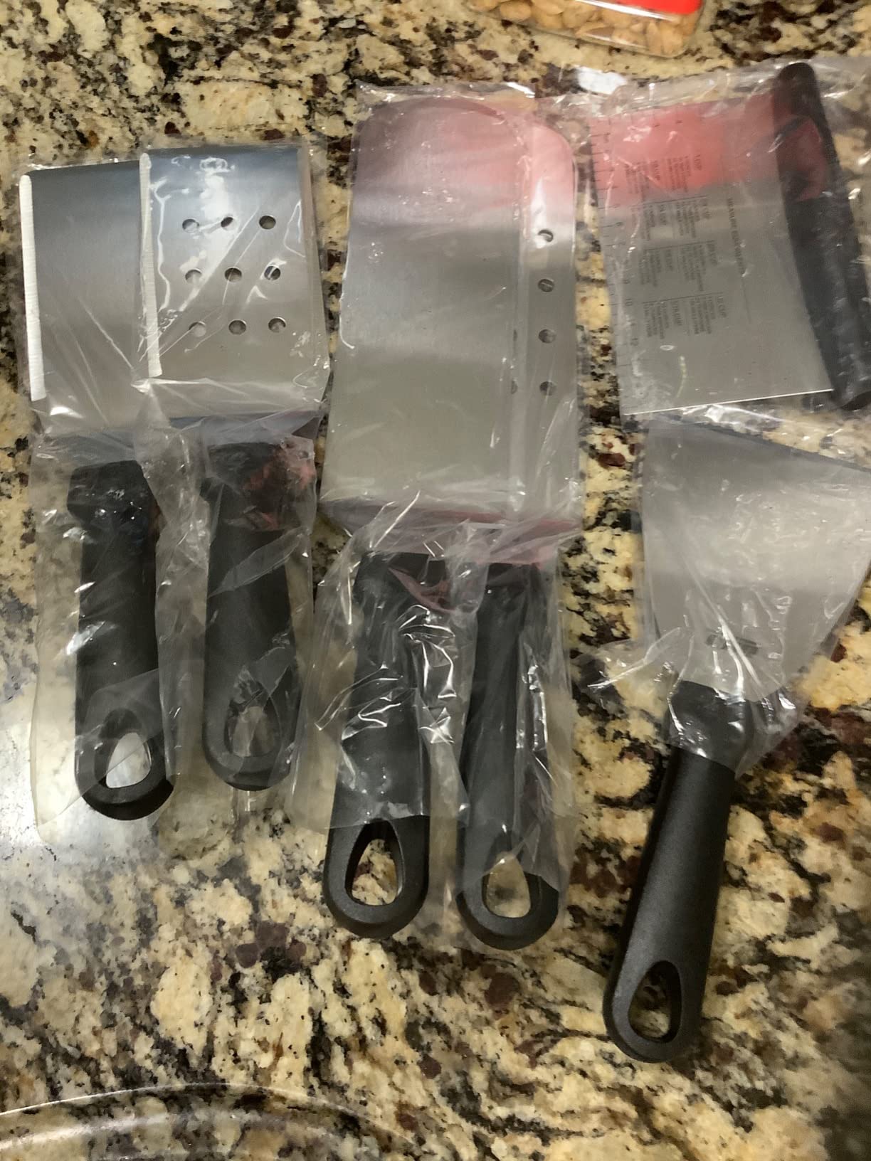 Flat Top Griddle Accessories for Blackstone and Camp Chef Griddle - 9 Pieces Set with Griddle Cleaning Kit and Carry Bag! Metal Spatula, Scraper for Hibachi and Teppanyaki Grill customer photo 1