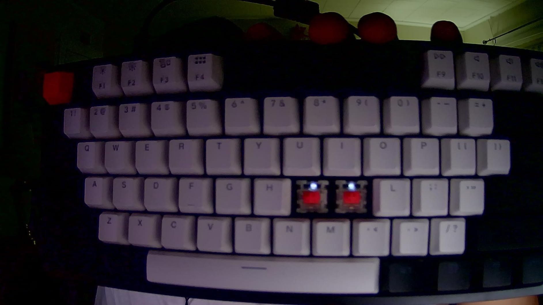 Keychron C1 Wired Mechanical Keyboard, TKL 87-Key Tenkeyless Gaming Keyboard for Mac Windows, Hot-Swappable Gateron G Pro Red Switches, White Backlit, USB-C, Double-Shot ABS Keycaps customer photo 1