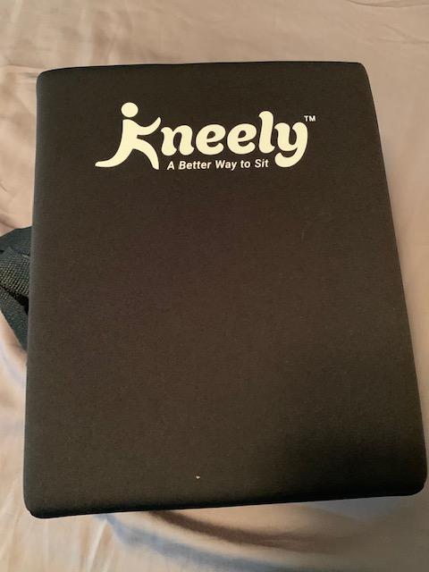 KneelyPad by Kneely | Kneeling Pad for Gardening, Exercise, Cleaning, & Mechanic Work | Extra Thick Memory Foam Knee Cushion for Gardening & More with Washable Cover | Foldable Knee Pad with Handle customer photo 1