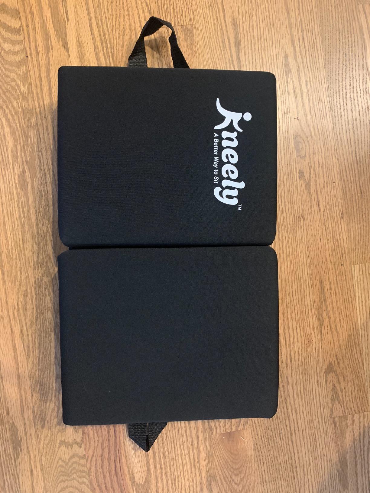 KneelyPad by Kneely | Kneeling Pad for Gardening, Exercise, Cleaning, & Mechanic Work | Extra Thick Memory Foam Knee Cushion for Gardening & More with Washable Cover | Foldable Knee Pad with Handle customer photo 2