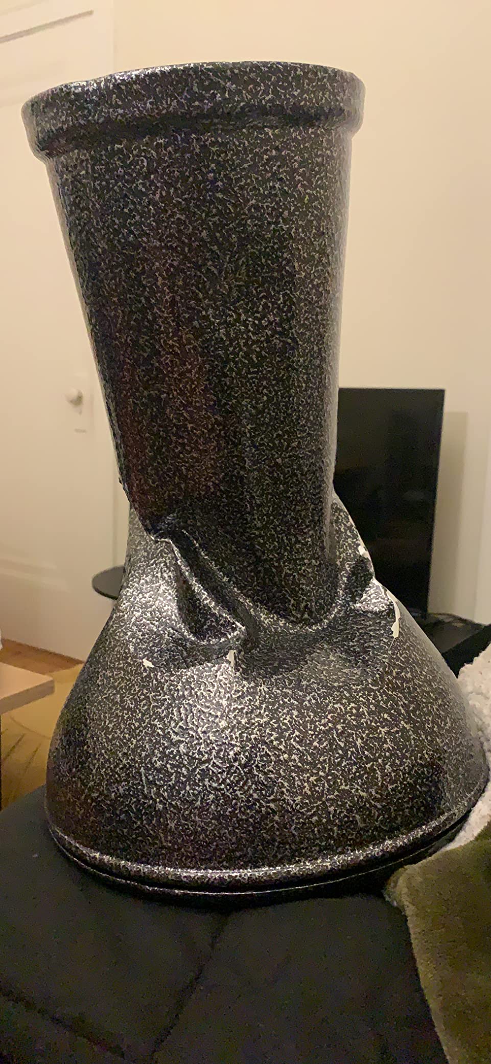 The 17'' Wave Zaza Percussion Egyptian Style Darbuka Doumbek (Black - Engraved) customer photo 1