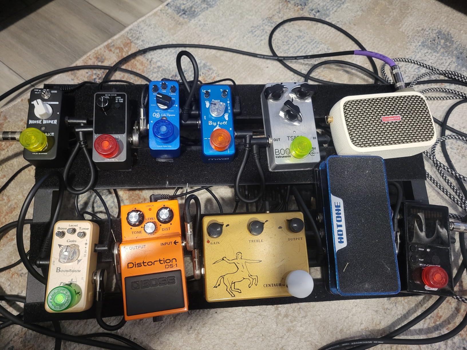 MP-303 Big Fott Fuzz Guitar Effect Pedal Classic Mini Pedal with True Bypass customer photo 2