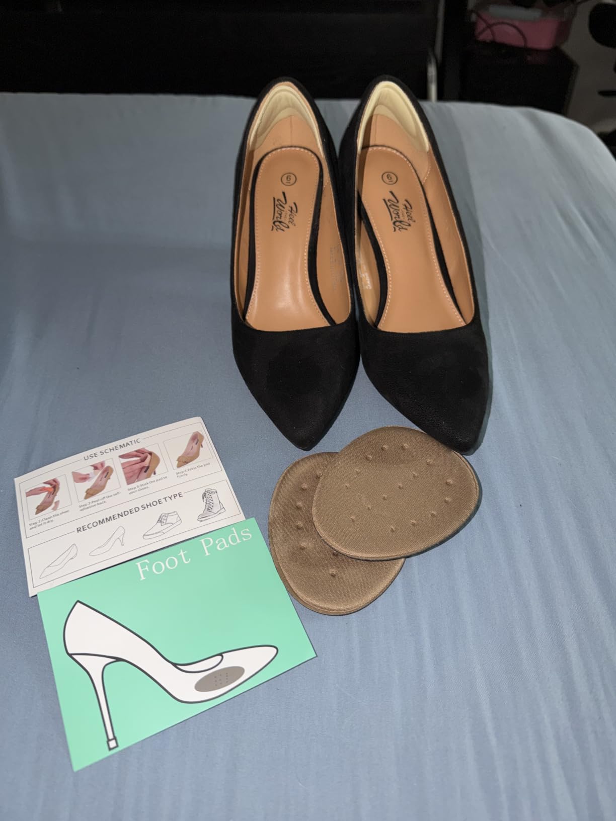 Heel The World Women's High Chunky Block Closed Toe Heels,Slip On Pointed Toe Work Dress Office Wedding Party Pumps Shoes customer photo 2