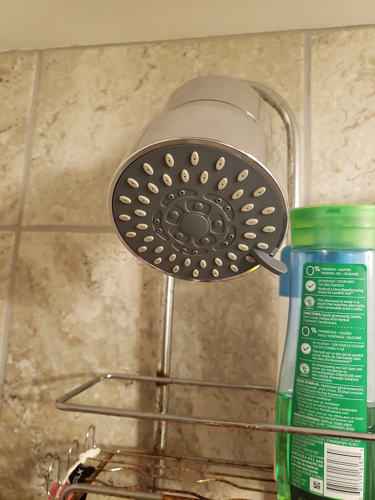 Filtered Shower Head, 3 Modes High Pressure Shower Head with 15 Stage Hard Water Filter Cartridge for Remove Chlorine and Harmful Substances customer photo 2