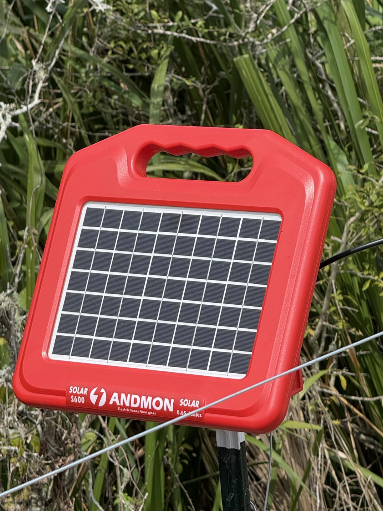 ANDMON S600 Solar Electric Fence Charger - 35 Mile Range, 0.65 Joules Powerful Solar Fence Charger, Ideal for Livestock and Garden Protection customer photo 2
