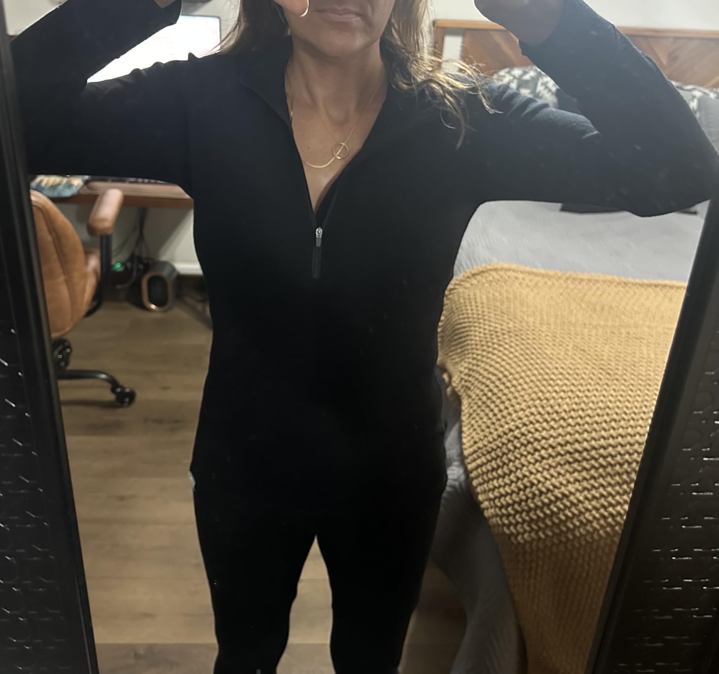 100% Merino Wool Base Layer Women Set - Thermal Underwear Women Top, Bottom customer photo 2