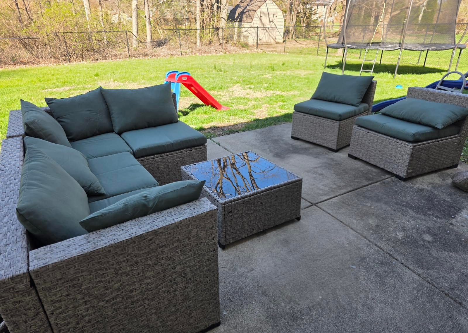 Mrrihand Outdoor Patio Furniture Covers Waterproof 90
