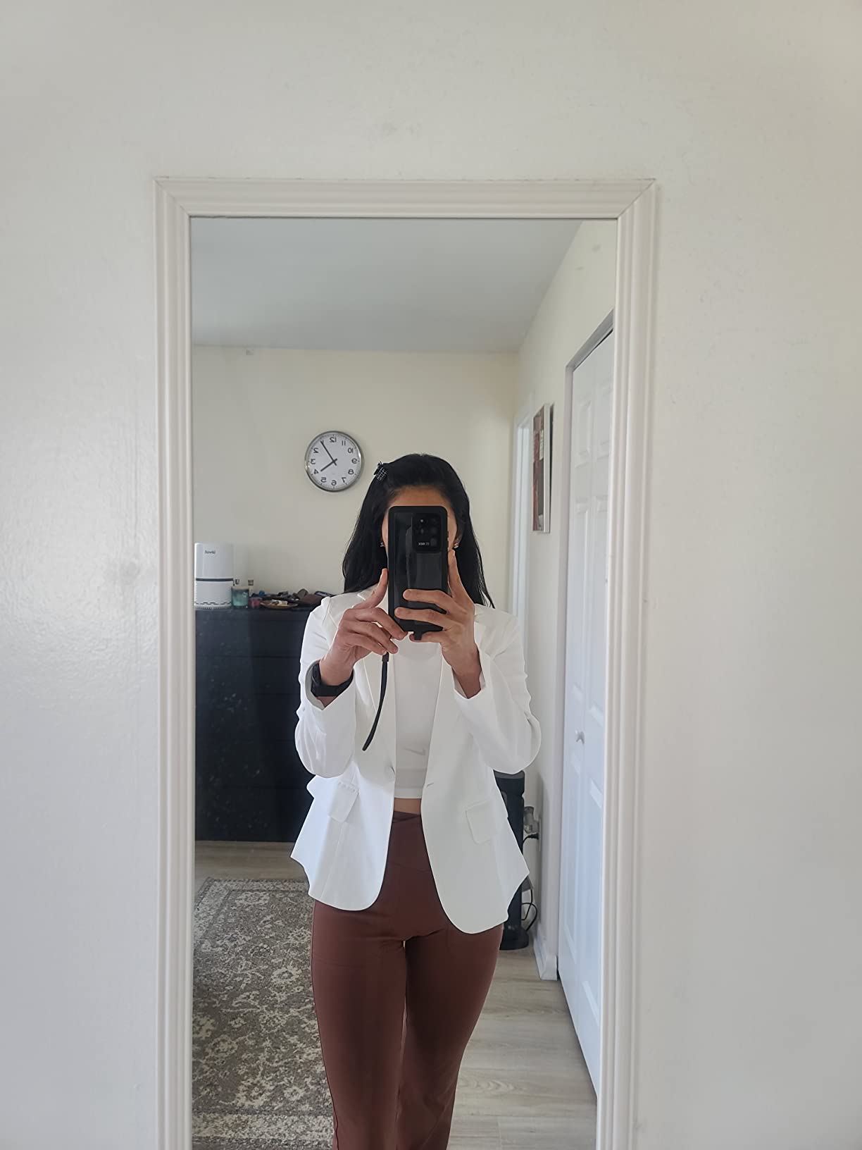 Beninos Womens Business Casual Blazer Office Work Solid Suit Jacket customer photo 1