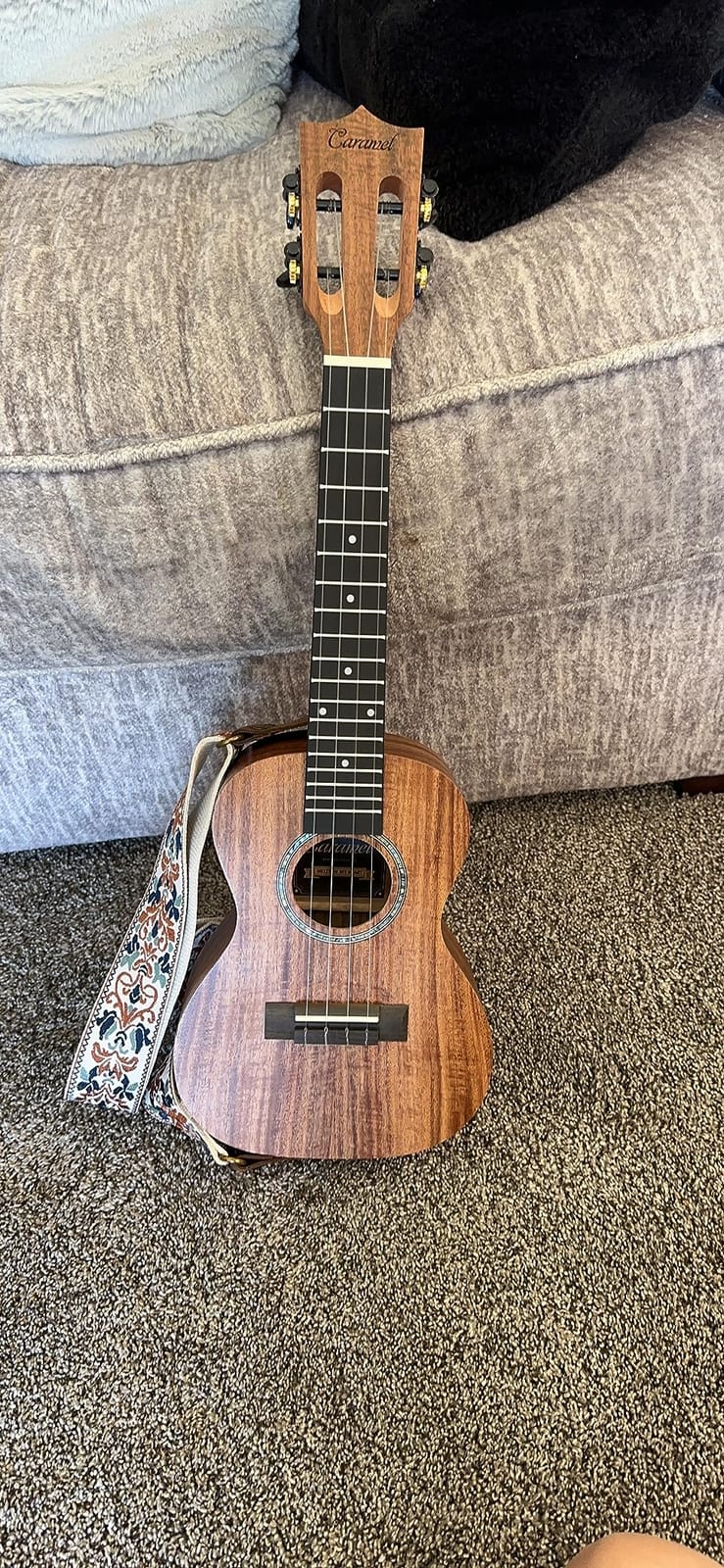 Caramel Tenor Ukulele TAM48 Mahogany Ukelele for Beginners customer photo 2